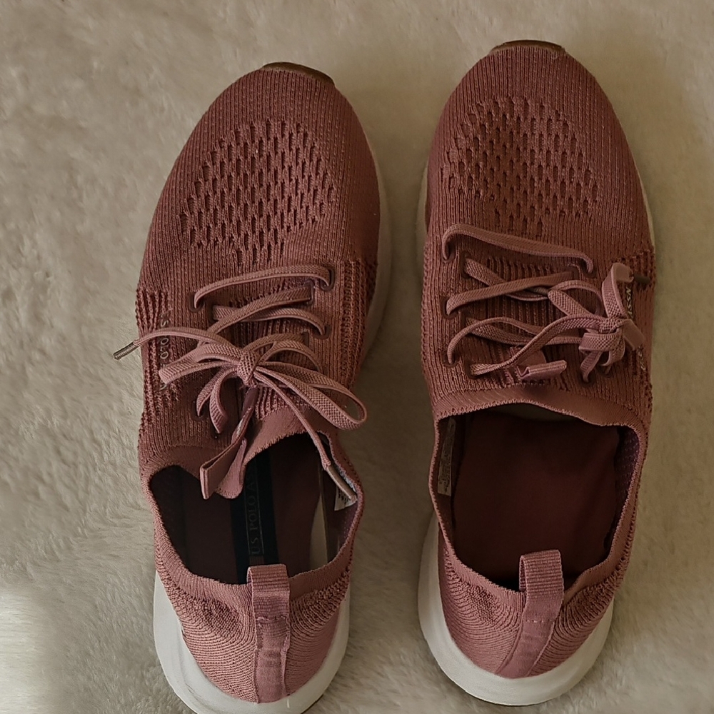 U.S. Polo Assn. Women's Mauve Knit Sneakers Casual Running